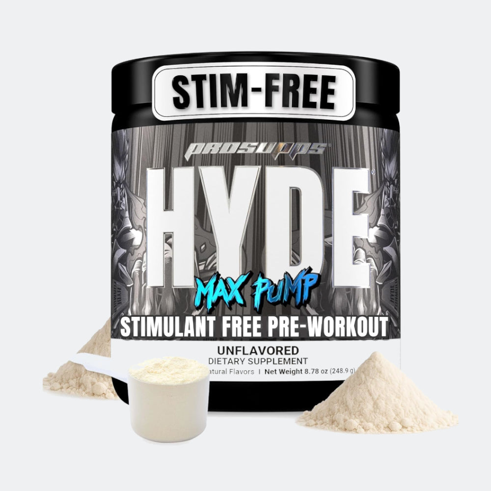 ProSupps Hyde Max Pump Pre Workout for Men and Women 20 serving - Nitric Oxide Supplement for Pump and Endurance