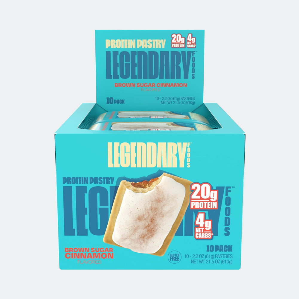 Legendary Foods Tasty Pastry 61g, Keto Friendly, High Protein Snacks (Pack of 10)