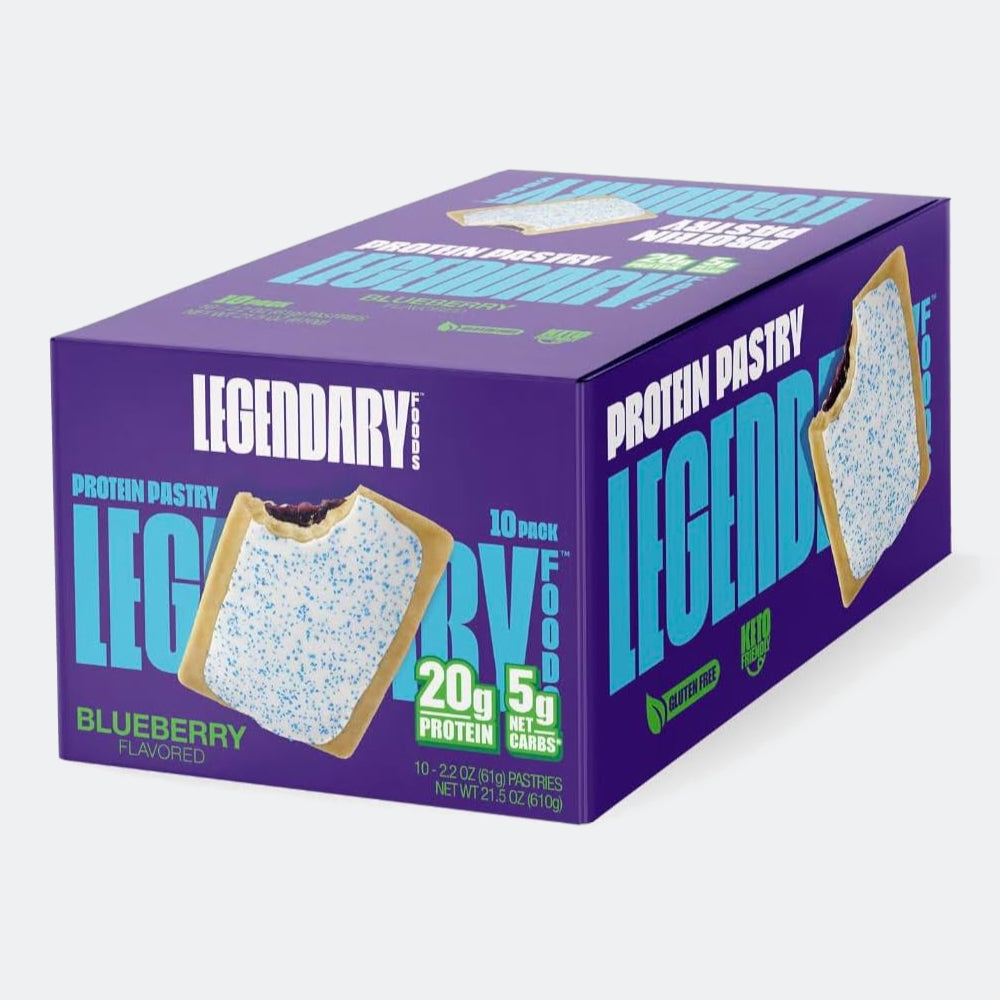 Legendary Foods Tasty Pastry 61g, Keto Friendly, High Protein Snacks (Pack of 10)