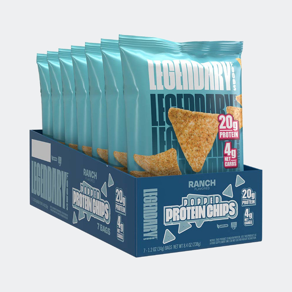 Legendary Foods Protein Chips 20g (Pack of 7) - Clearance Sale