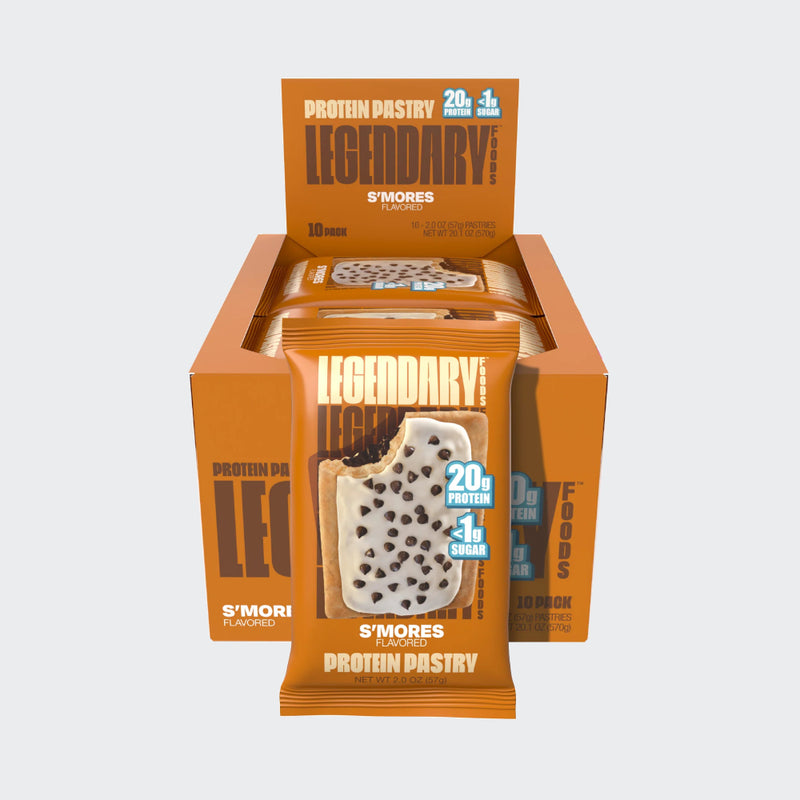 Legendary Foods Tasty Pastry 61g, Keto Friendly, High Protein Snacks (Pack of 10)