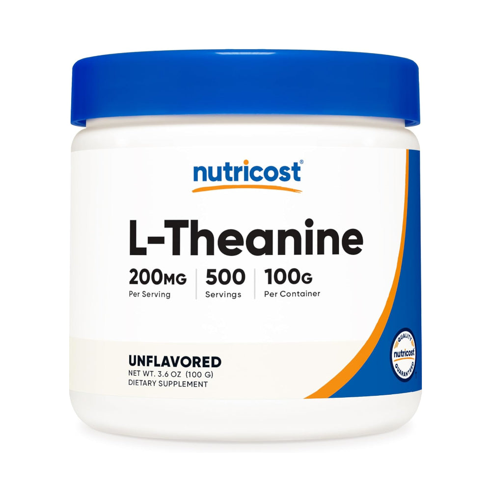 Nutricost L-Theanine Powder 100 Grams - Gluten Free & Non-GMO