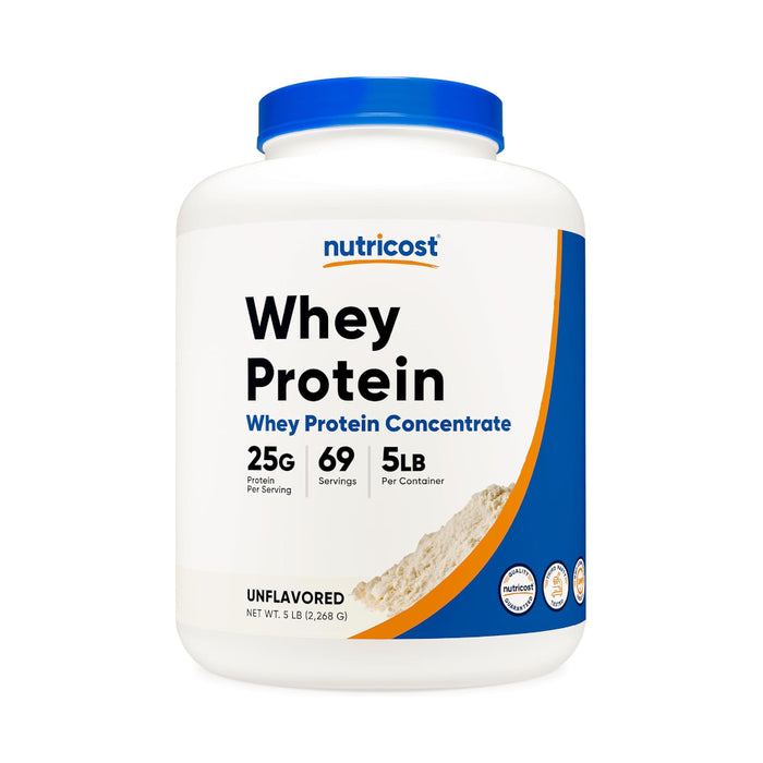 Nutricost Whey Protein Concentrate 5lb - Gluten Free & Non-GMO