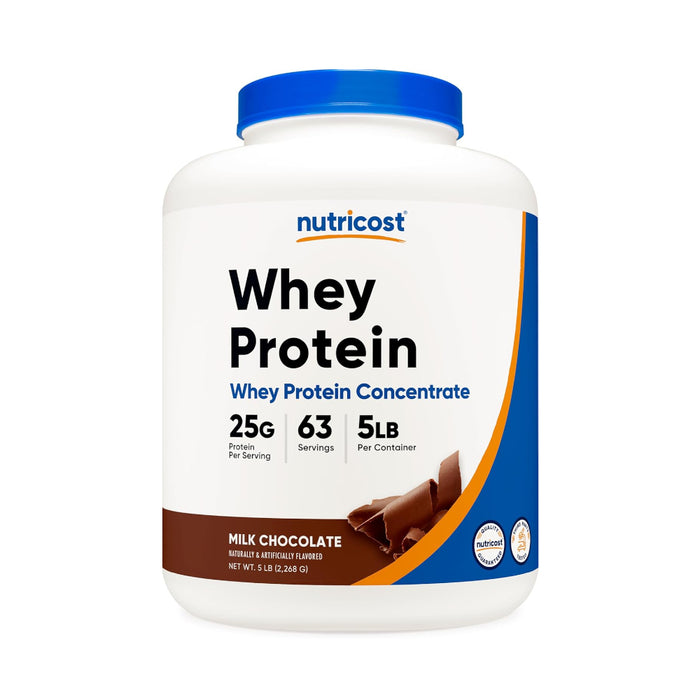 Nutricost Whey Protein Concentrate 5lb - Gluten Free & Non-GMO