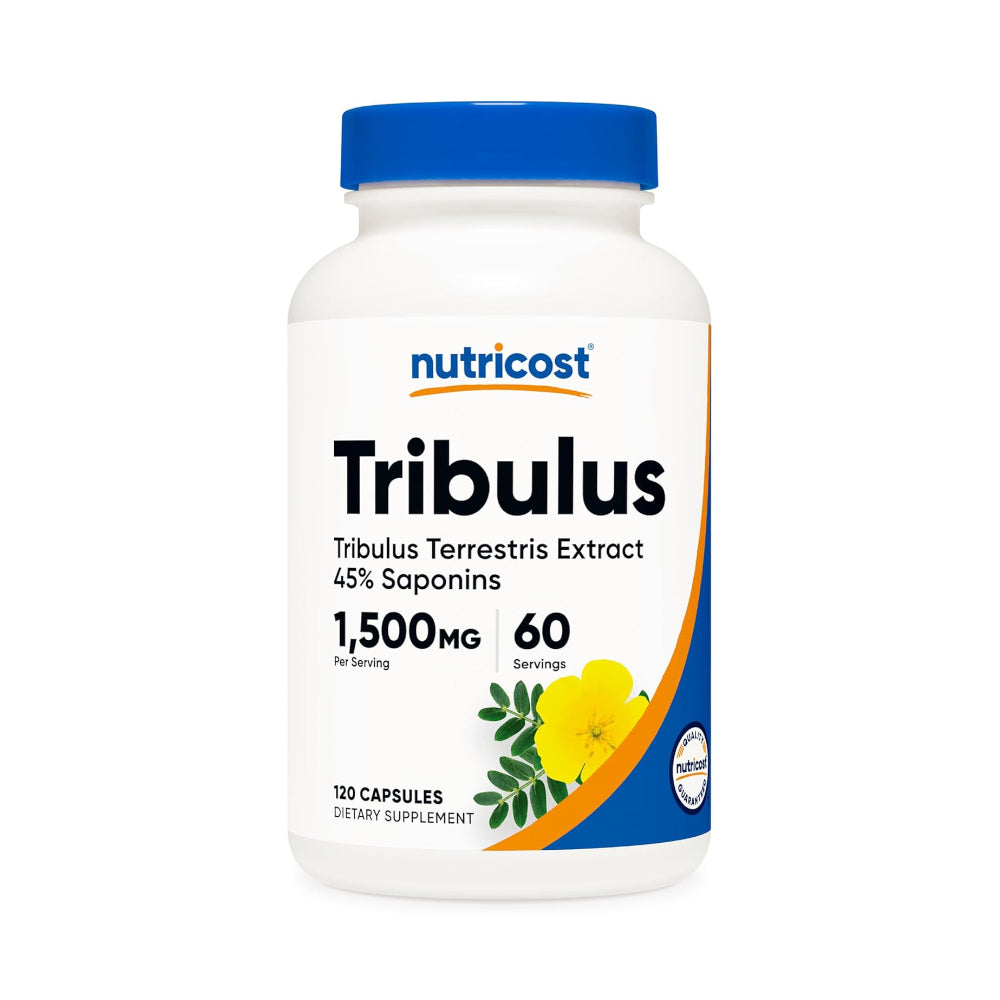 Nutricost Tribulus Terrestris Extract 1500mg, 120 Capsules - 60 servings - Non GMO & Gluten Free