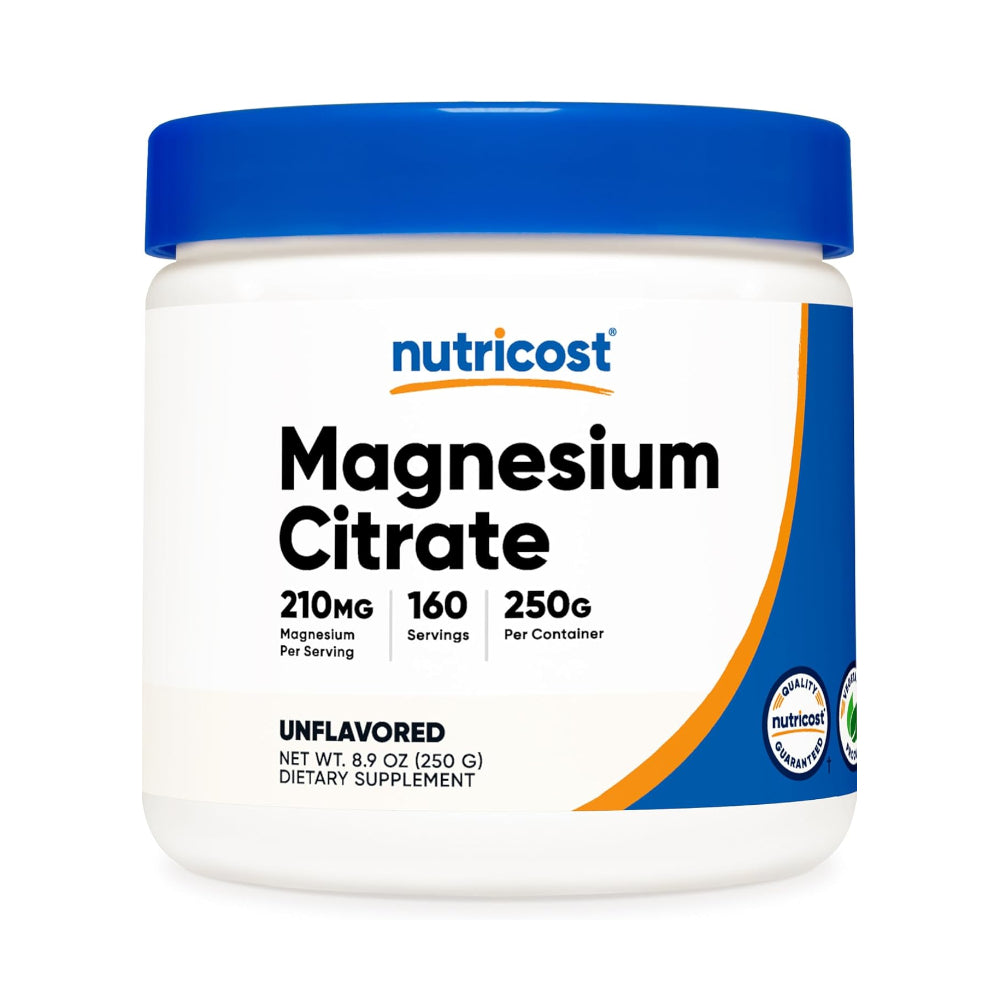Nutricost Magnesium Citrate Powder, Unflavoured, 250g