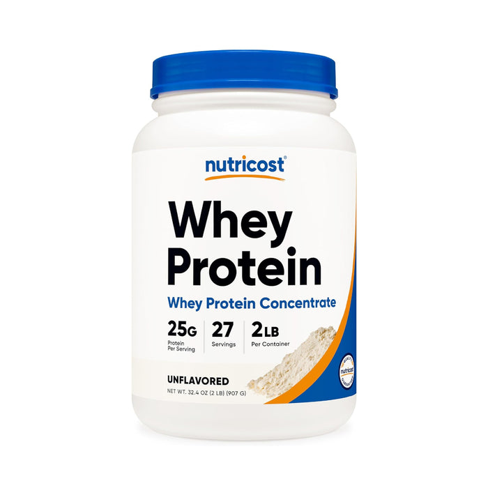 Nutricost Whey Protein Concentrate 2lb - Gluten Free & Non-GMO