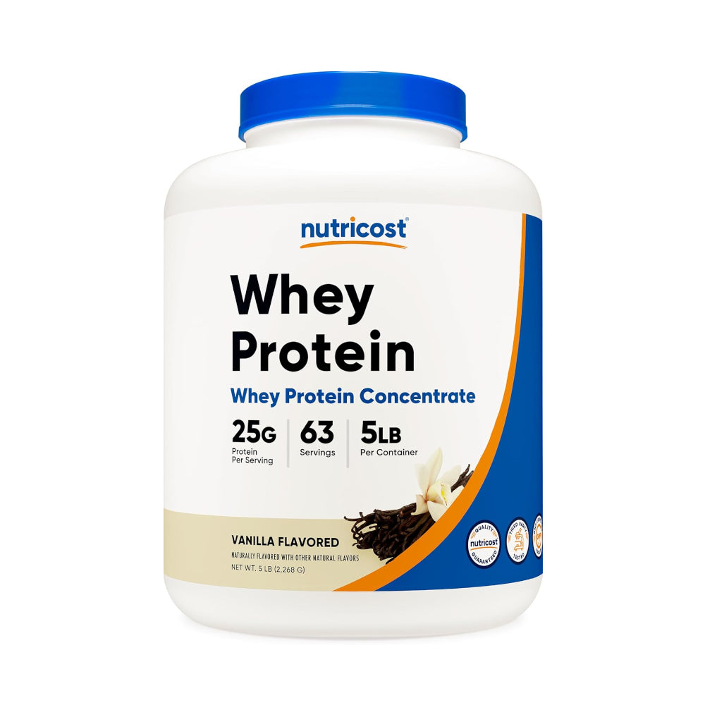 Nutricost Whey Protein Concentrate 5lb - Gluten Free & Non-GMO