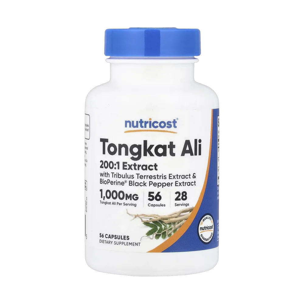 Nutricost Tongkat Ali 200:1 Extract 1000mg - 56 Capsules