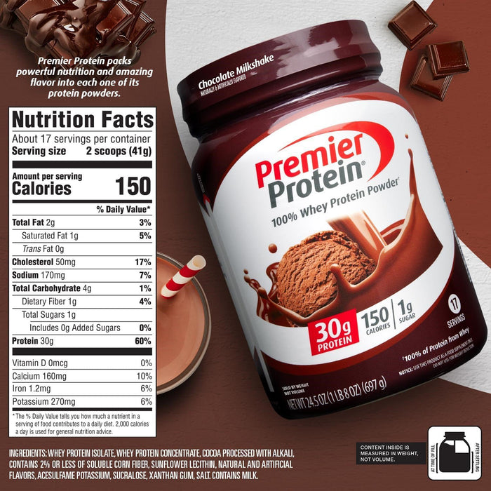 Premier Protein 100% Whey Protein Powder 24.5oz