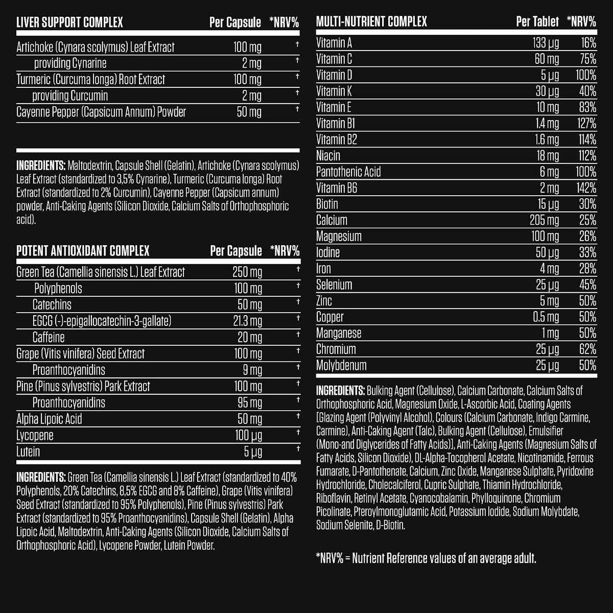 Applied Nutrition Black Stak Performance Complex - 30 Sachets