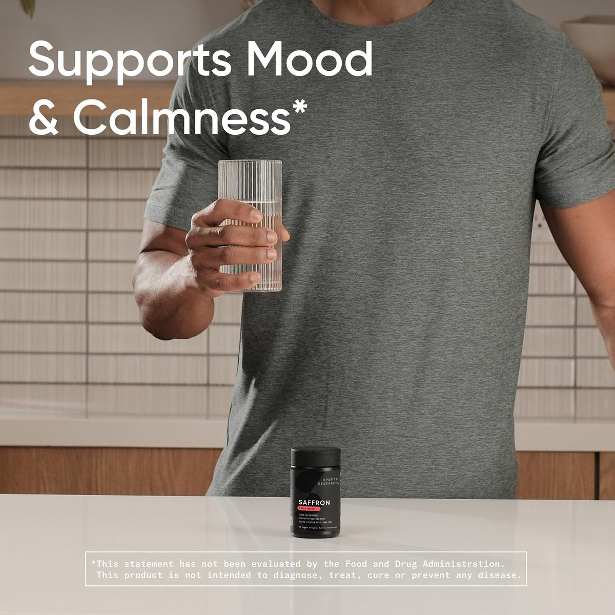 Sports Research Plant Based Saffron 30mg - 60 Softgels