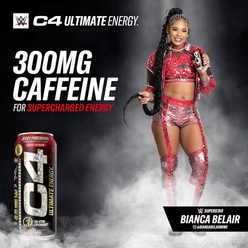Cellucor C4 Ultimate x WWE Pre Workout Sugar Free Energy Drink 473ml