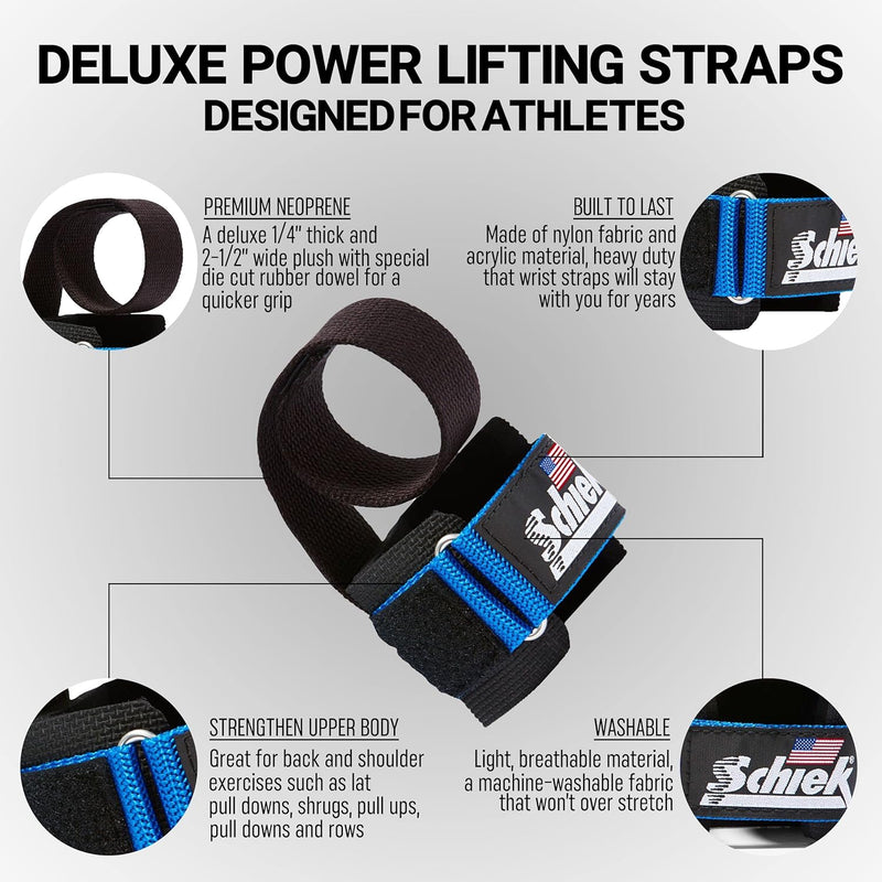 Schiek Model 1000PLS Power Lifting Straps