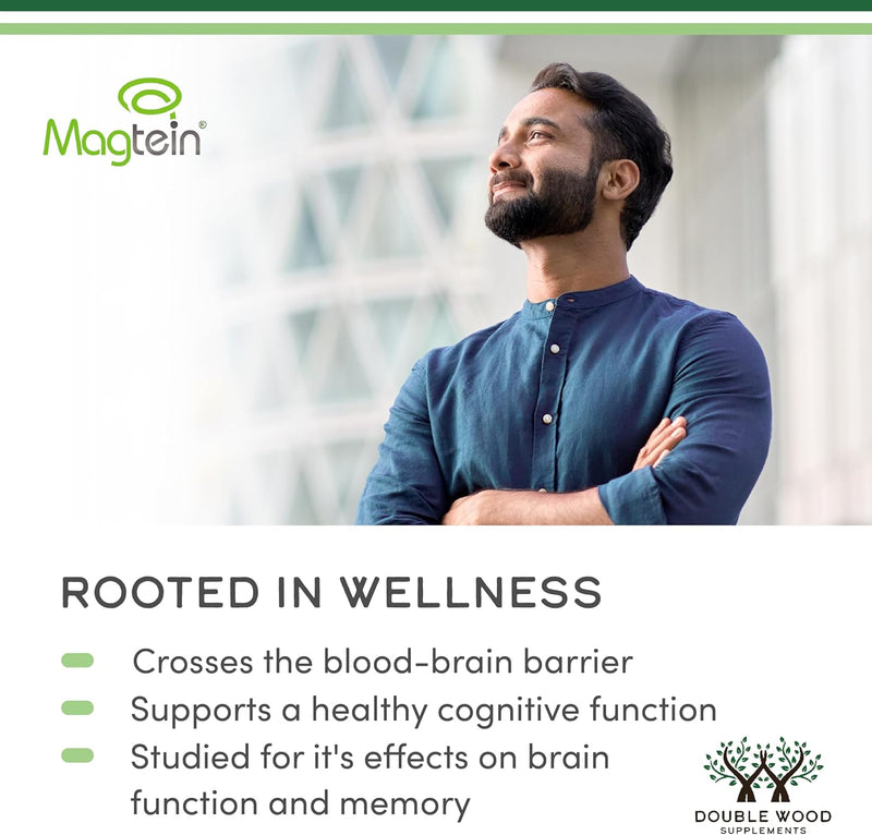 Double Wood Supplements Magnesium L-Threonate 2000mg - 120 Capsules