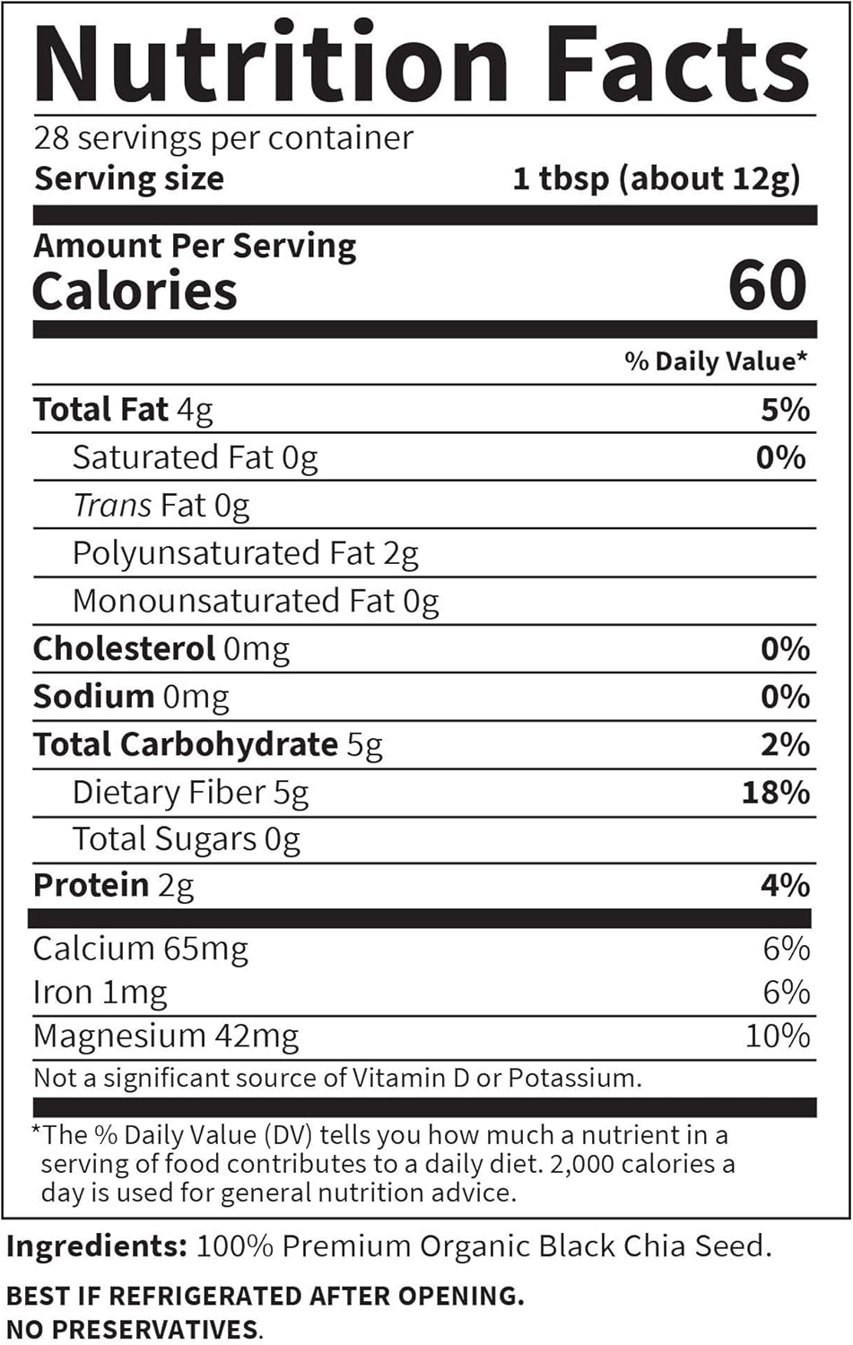Garden Of Life Super Omega-3 Organic Chia Seed - 340g