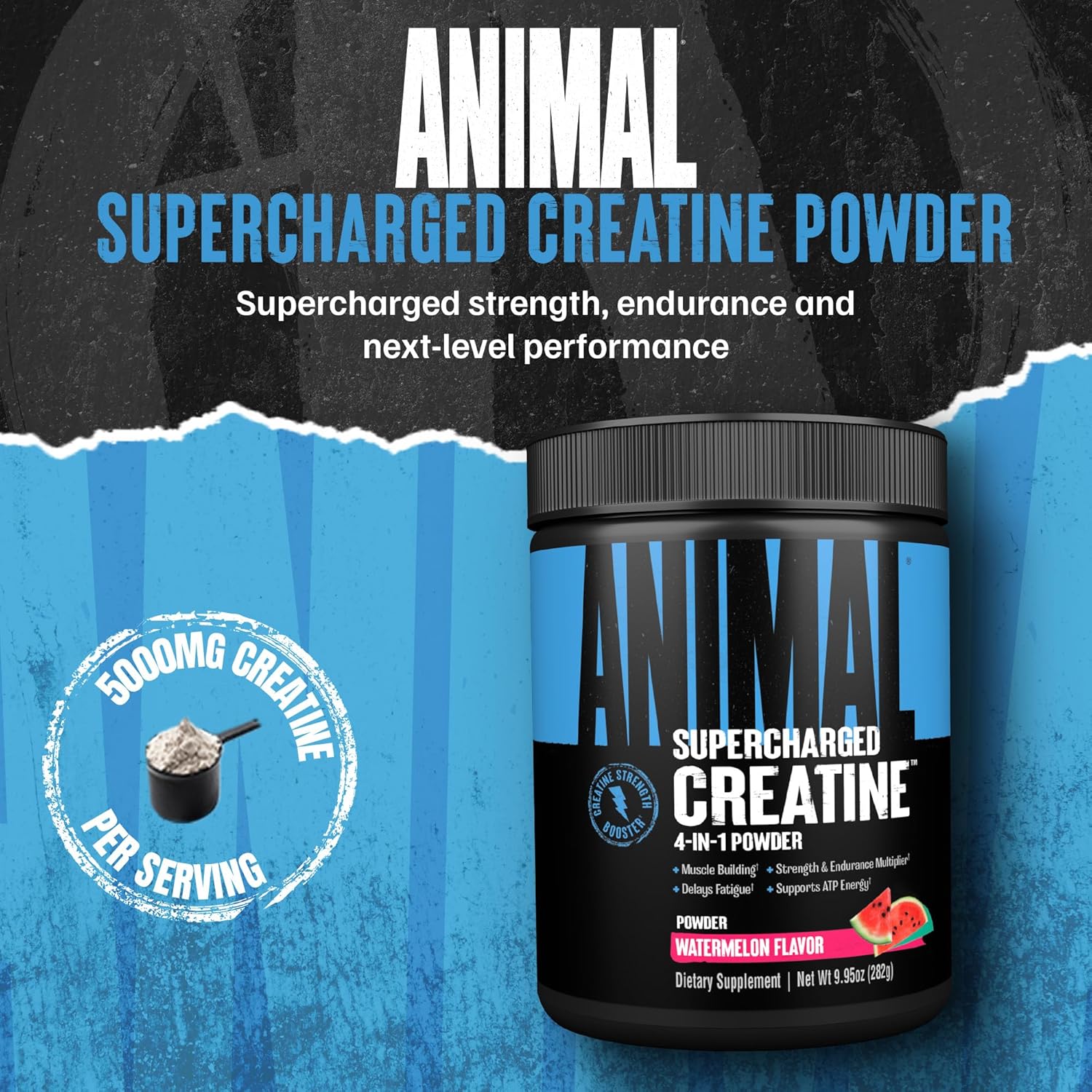Universal Nutrition Animal Supercharged Creatine Powder - 282g