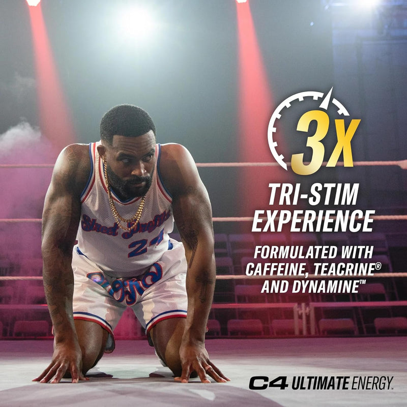 Cellucor C4 Ultimate x WWE Pre Workout Sugar Free Energy Drink 473ml