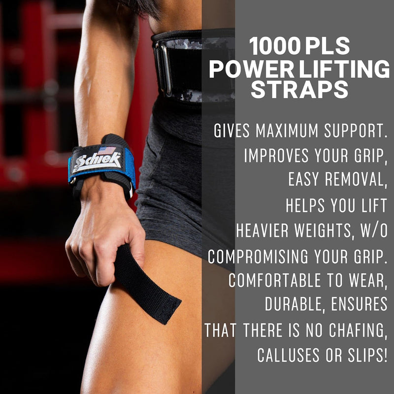Schiek Model 1000PLS Power Lifting Straps