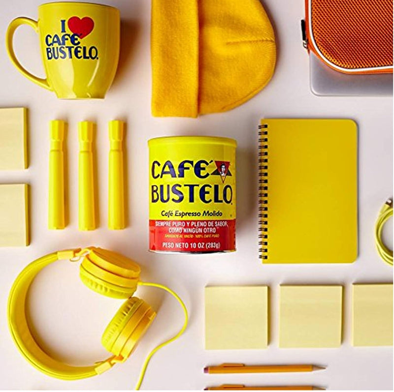 Cafe Bustelo Dark Roast Espresso Coffee, 10oz Can