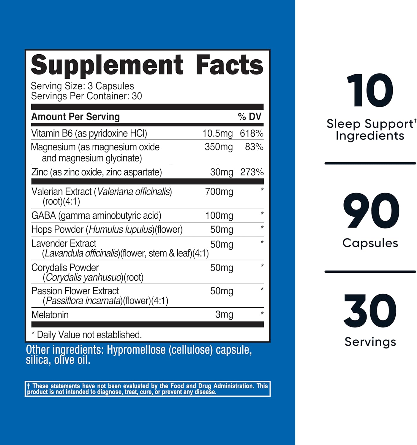 Nutricost Sleep Aid Complex, 90 Capsules - 30 serving