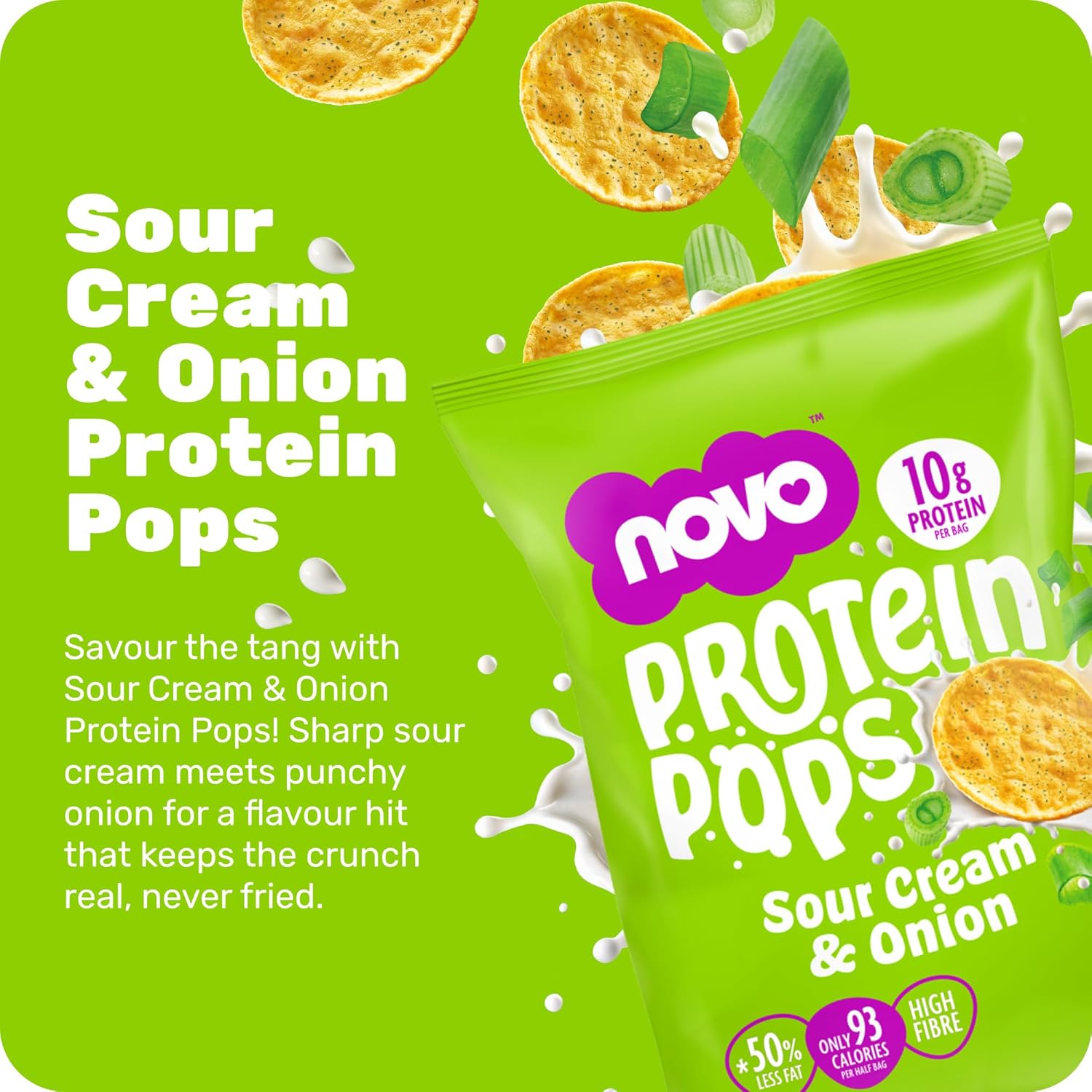 Novo Nutrition Protein Pops 45g -  Pack of 6