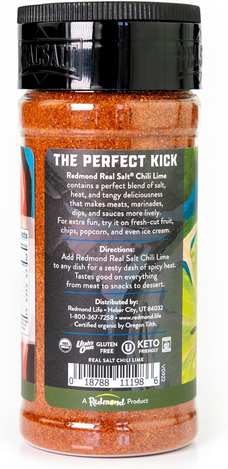 Redmond Real Salt - Chili Lime Seasoning Shaker 5.95 Oz