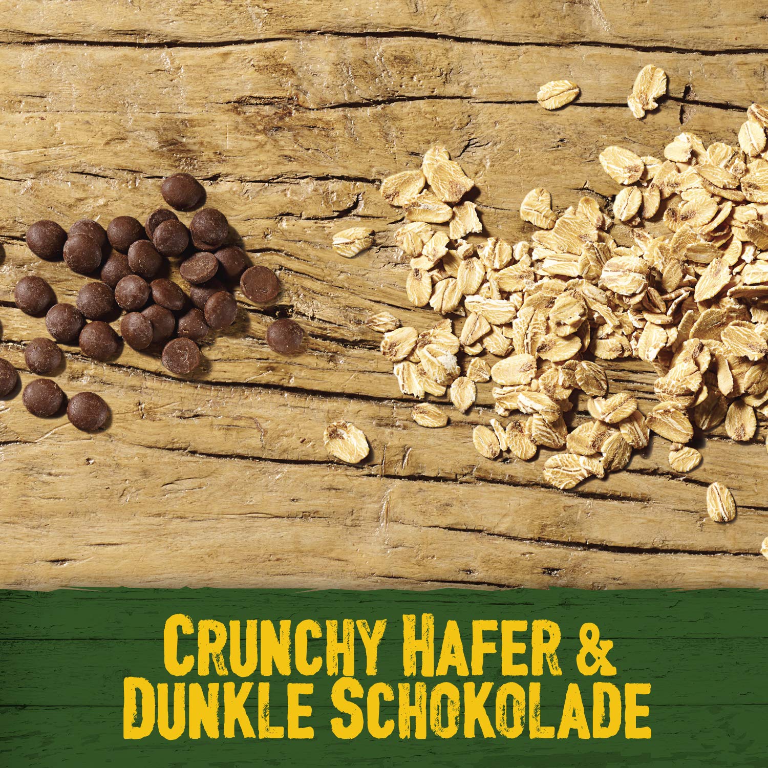 Nature Valley Crunchy Oats & Dark Chocolate Cereal Bar 42g (18x2 Bar Pack)