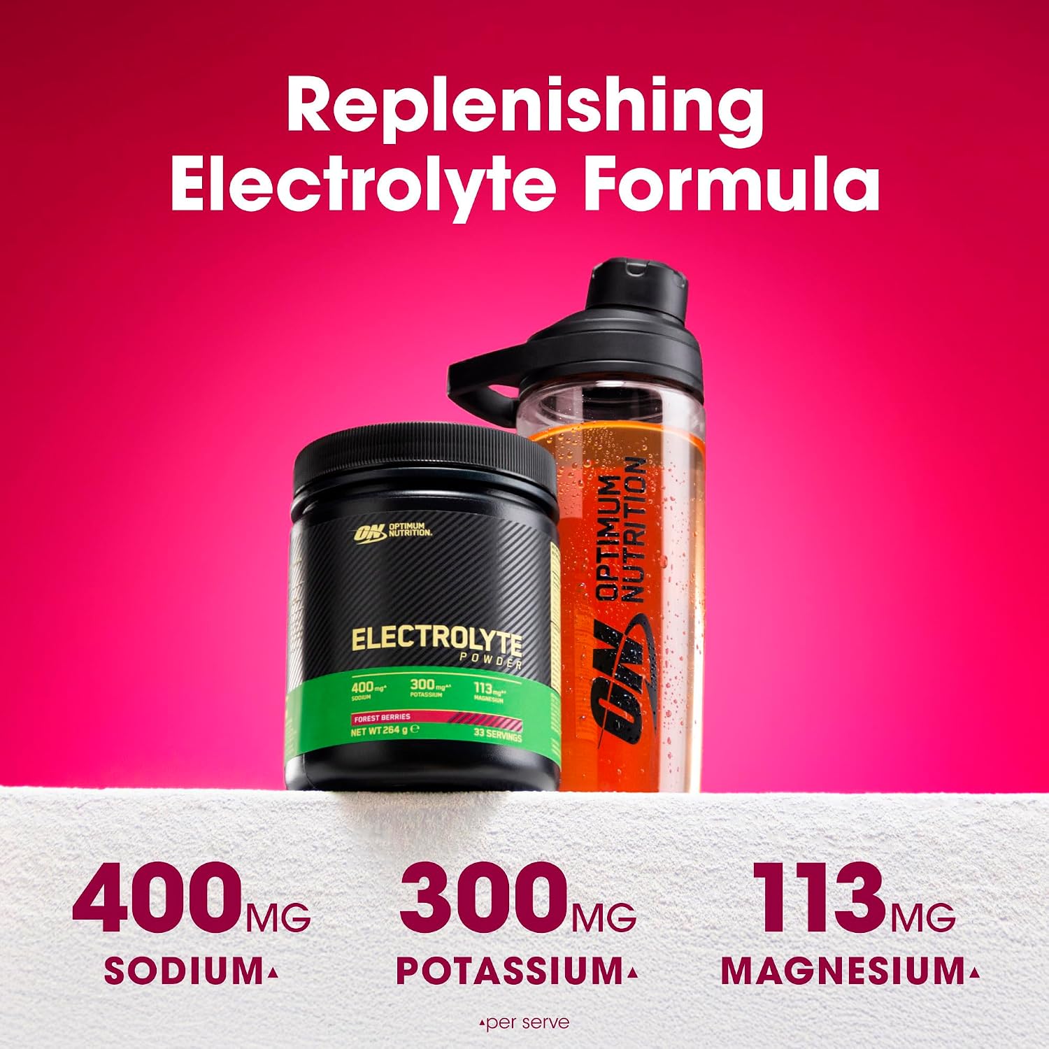 Optimum Nutrition Electrolyte Powder 264g - 33 serving
