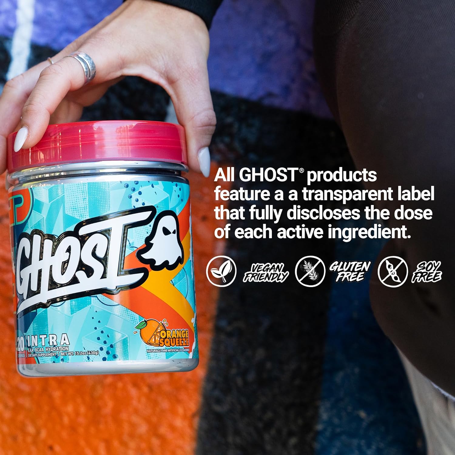 Ghost Intra Pre-Workout Powder 430g - 20 serving - Clearance Sale
