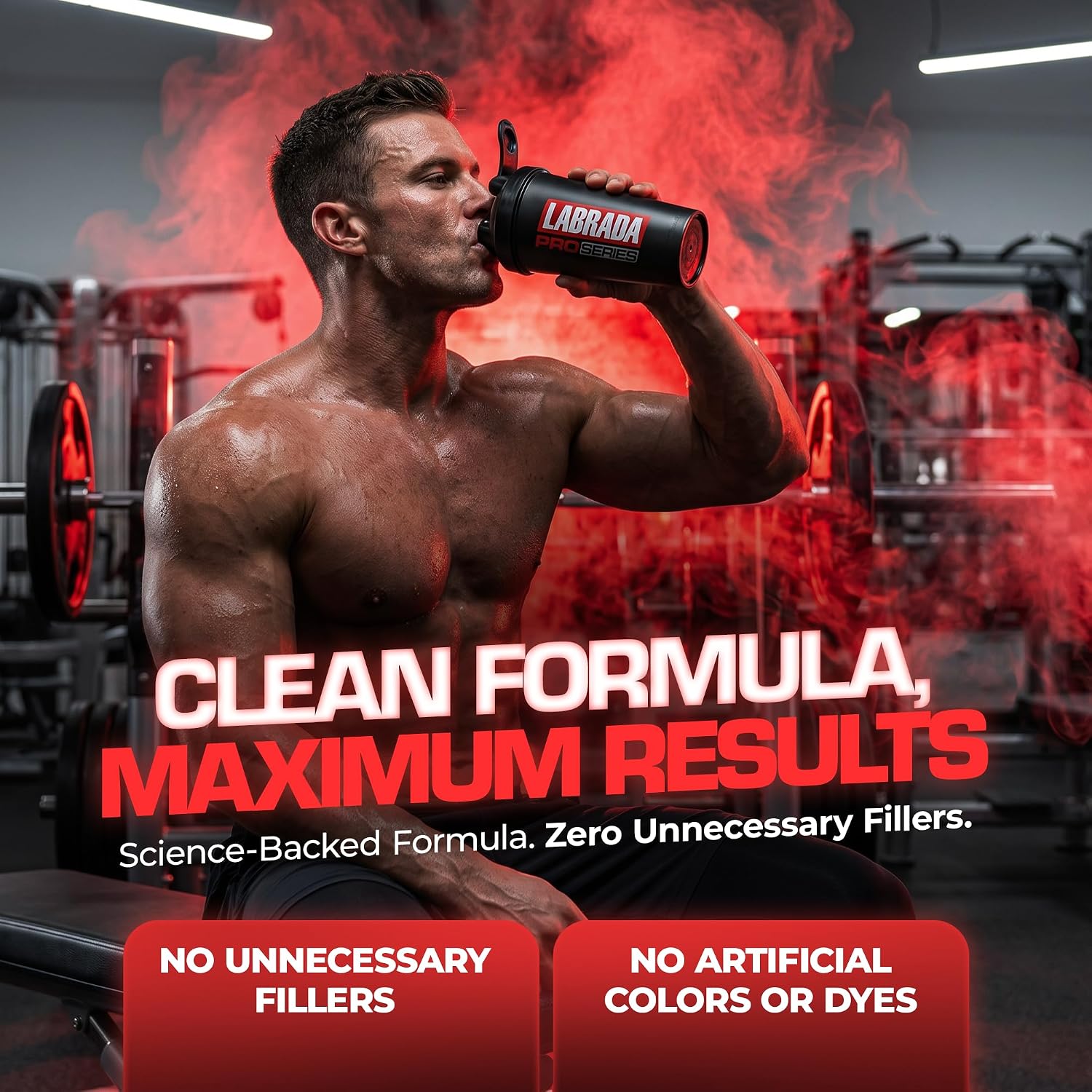 Labrada Pro Series Super Charge Pre-Workout Powder 680g - 20 servings