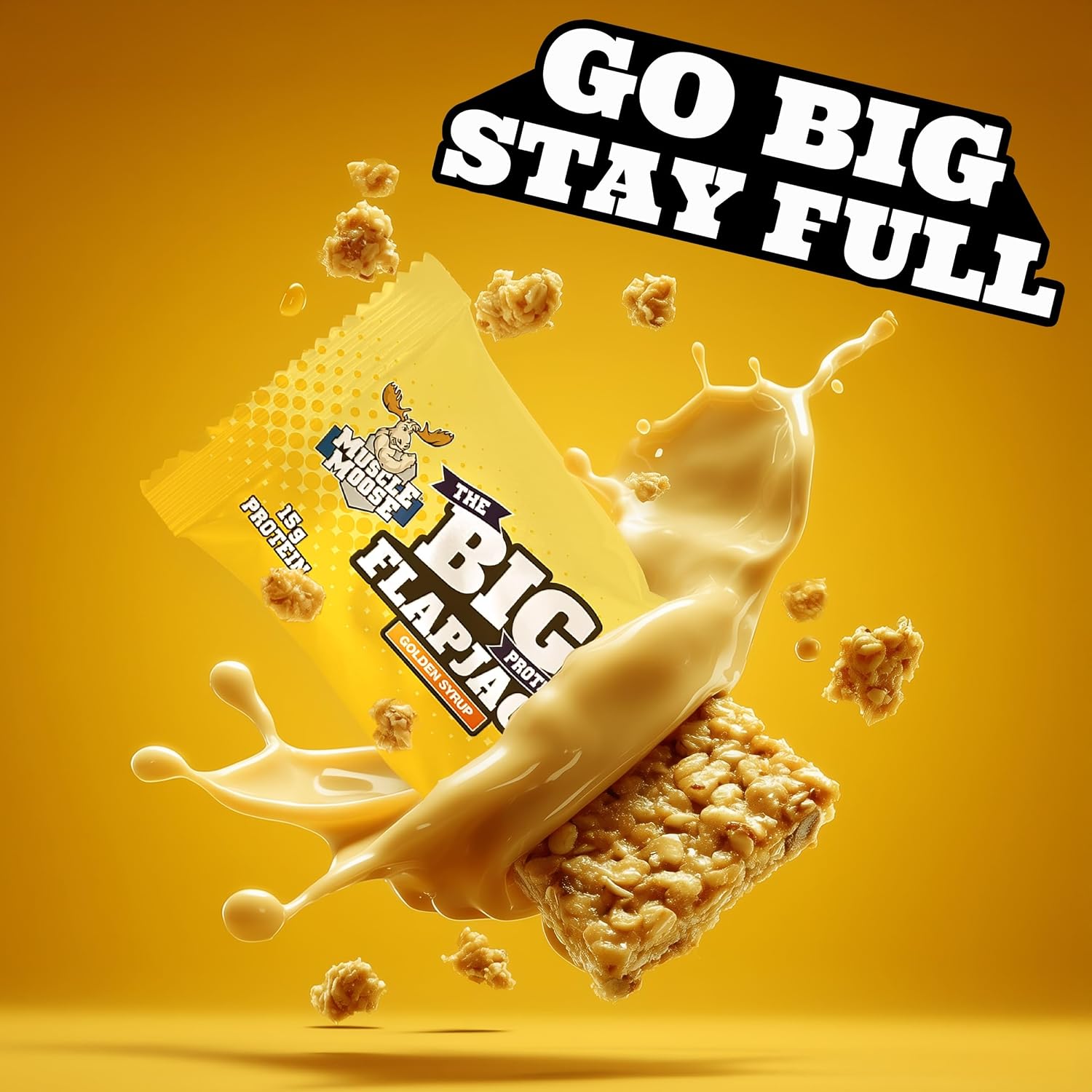 Muscle Moose Big Protein Flapjack 100g - Pack of 12