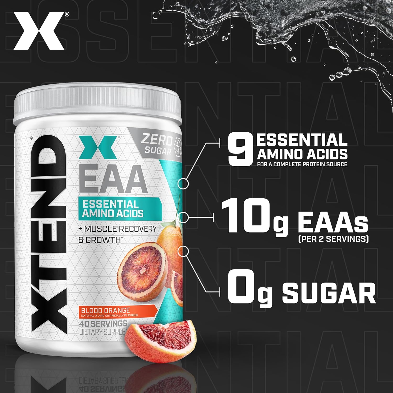 Scivation XTEND EAA + BCAA Powder | Muscle Recovery & Lean Muscle Growth 40 serving