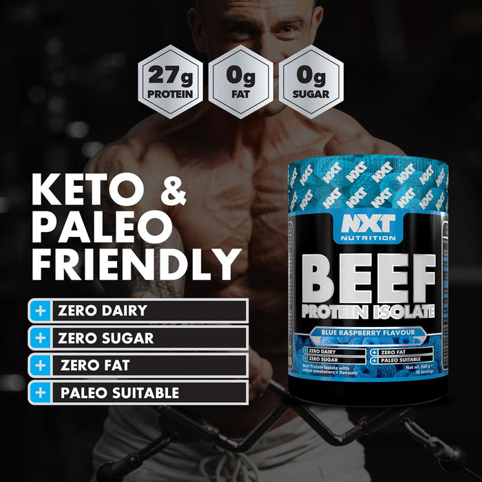 NXT Nutrition Beef Protein Isolate 540g, 18 serving