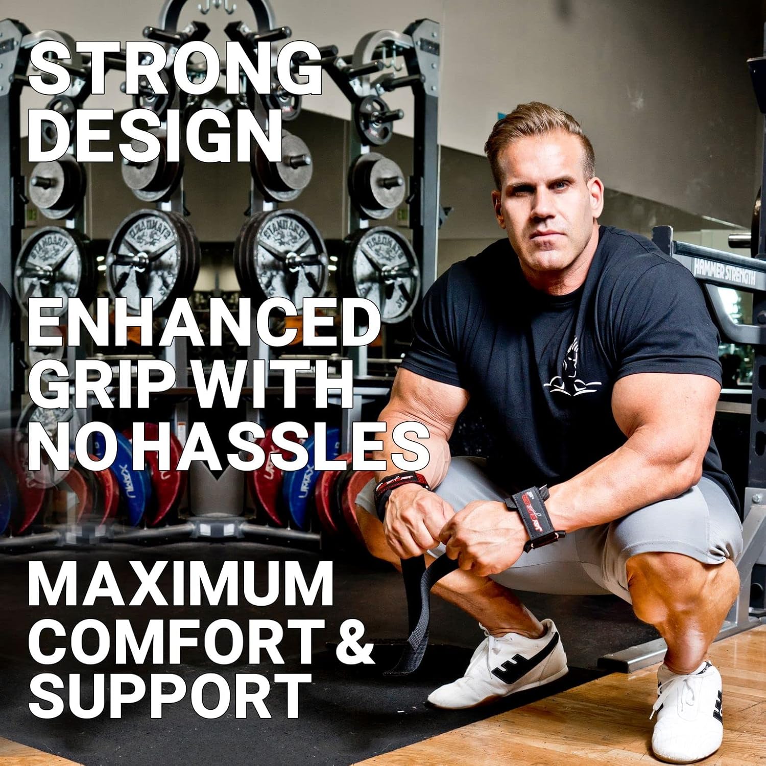 Schiek Model J-1000PLS Jay Cutler Signature Power Lifting Straps