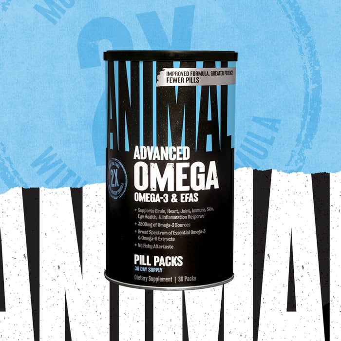 Universal Nutrition Advanced Animal Omega-3 & EFAS Supplement, Pack of 30