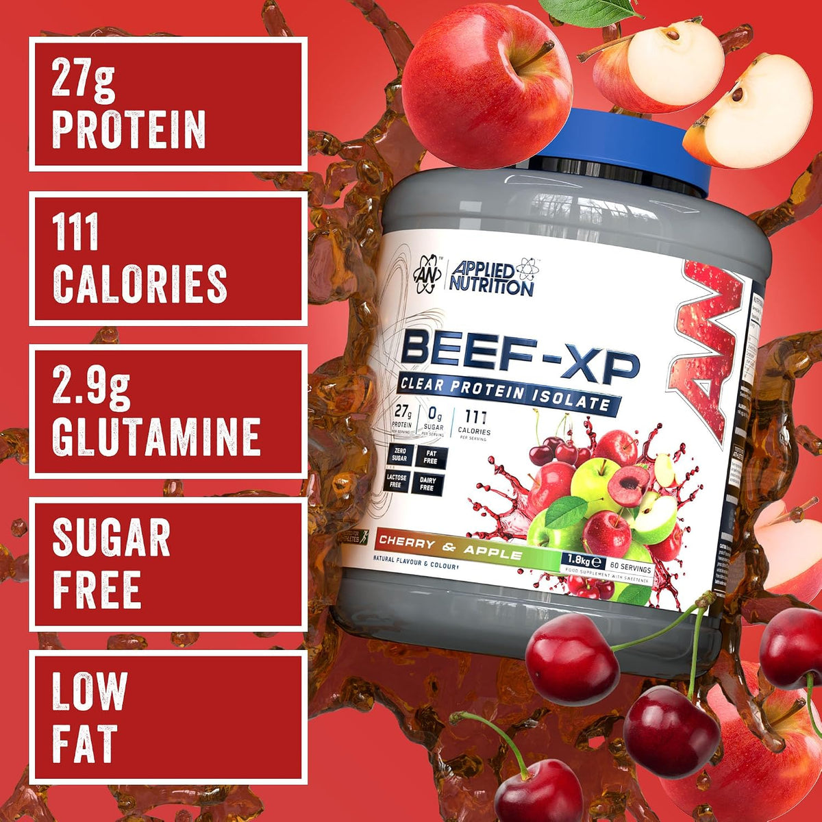 Applied Nutrition Beef XP Clear Protein Isolate - 1.8kg
