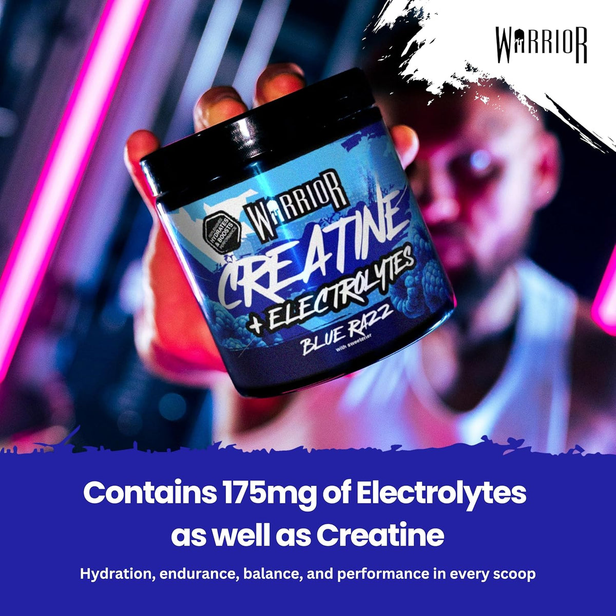 Warrior Creatine + Electrolytes Hydration Drink Mix - 360g
