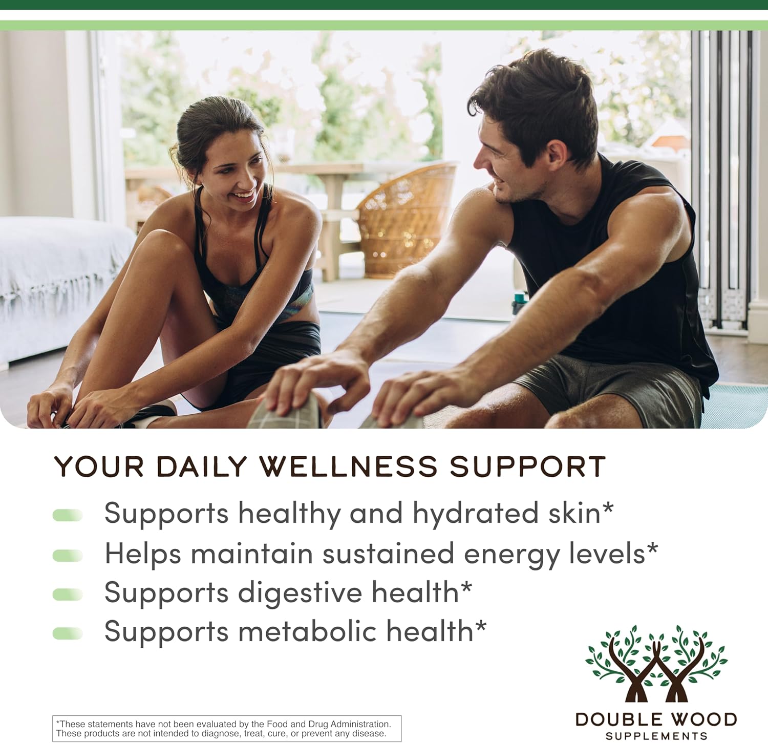 Double Wood Supplements Grass Fed Beef Liver 1000mg - 180 Capsules