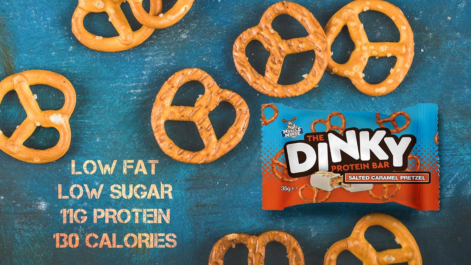Muscle Moose Dinky Low Sugar Protein Bar 35g - Pack of 12