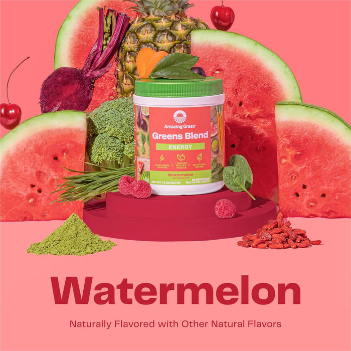 Amazing Grass Green Blend Energy, Watermelon, 210g