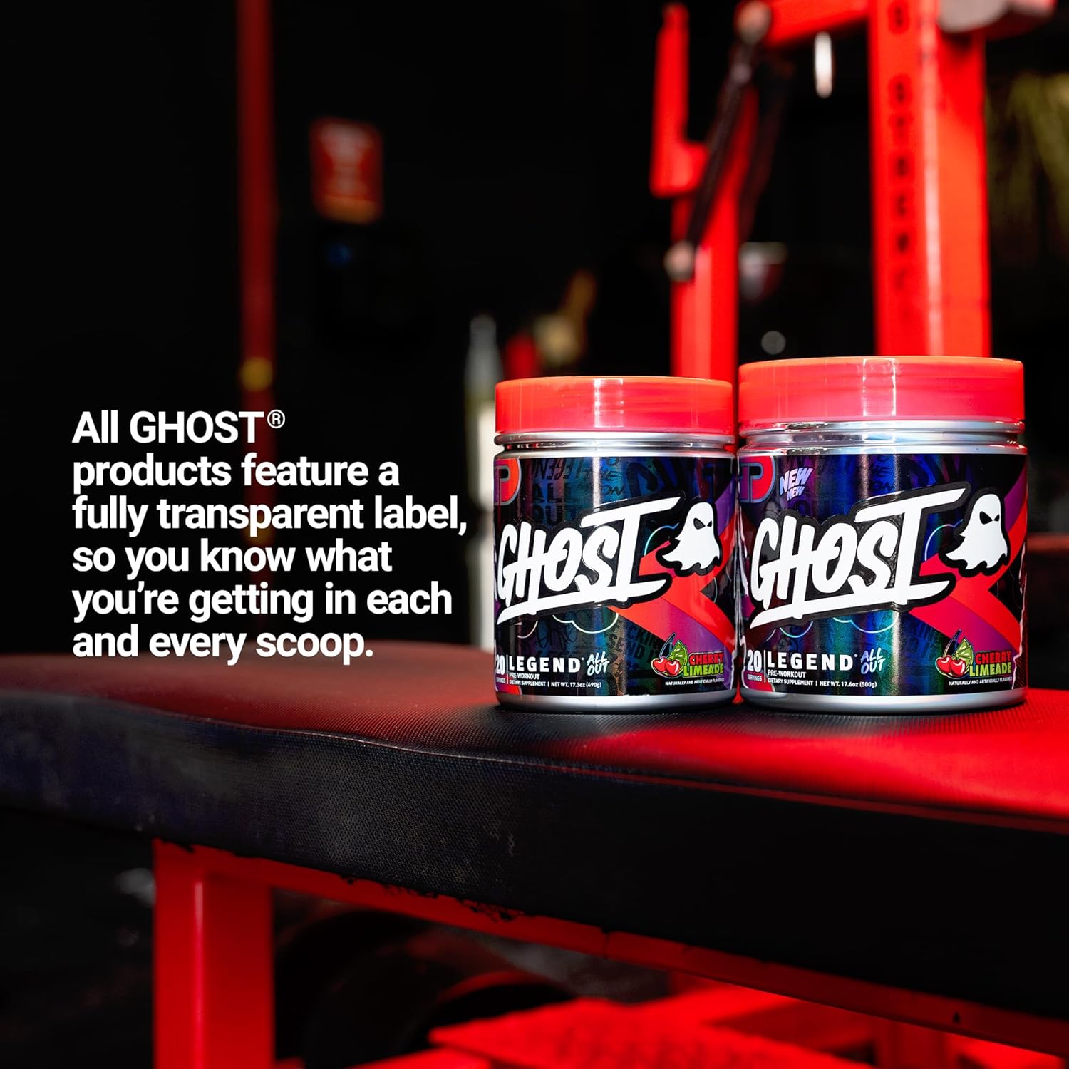 Ghost Legend Pre-Workout Powder 500g - 20 serving - Clearance Sale