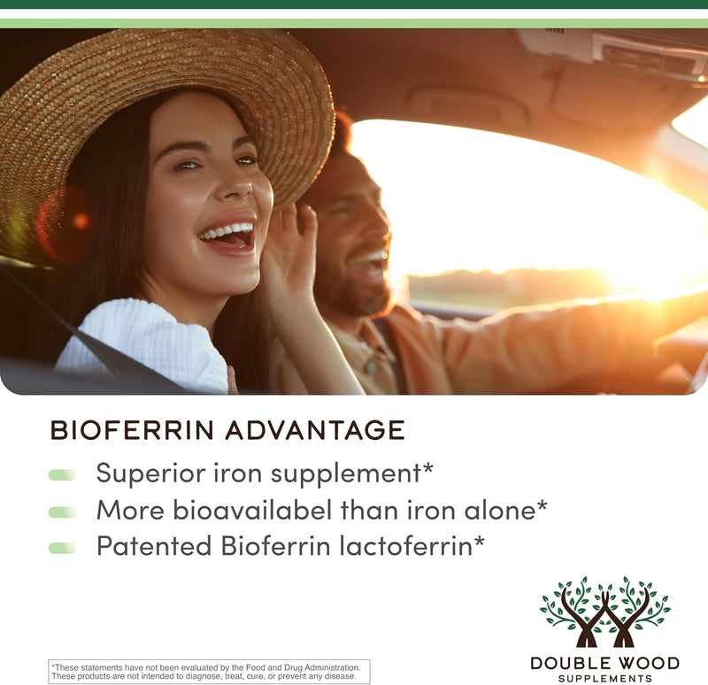 Double Wood Supplements Lactoferrin 250mg - 60 Capsules