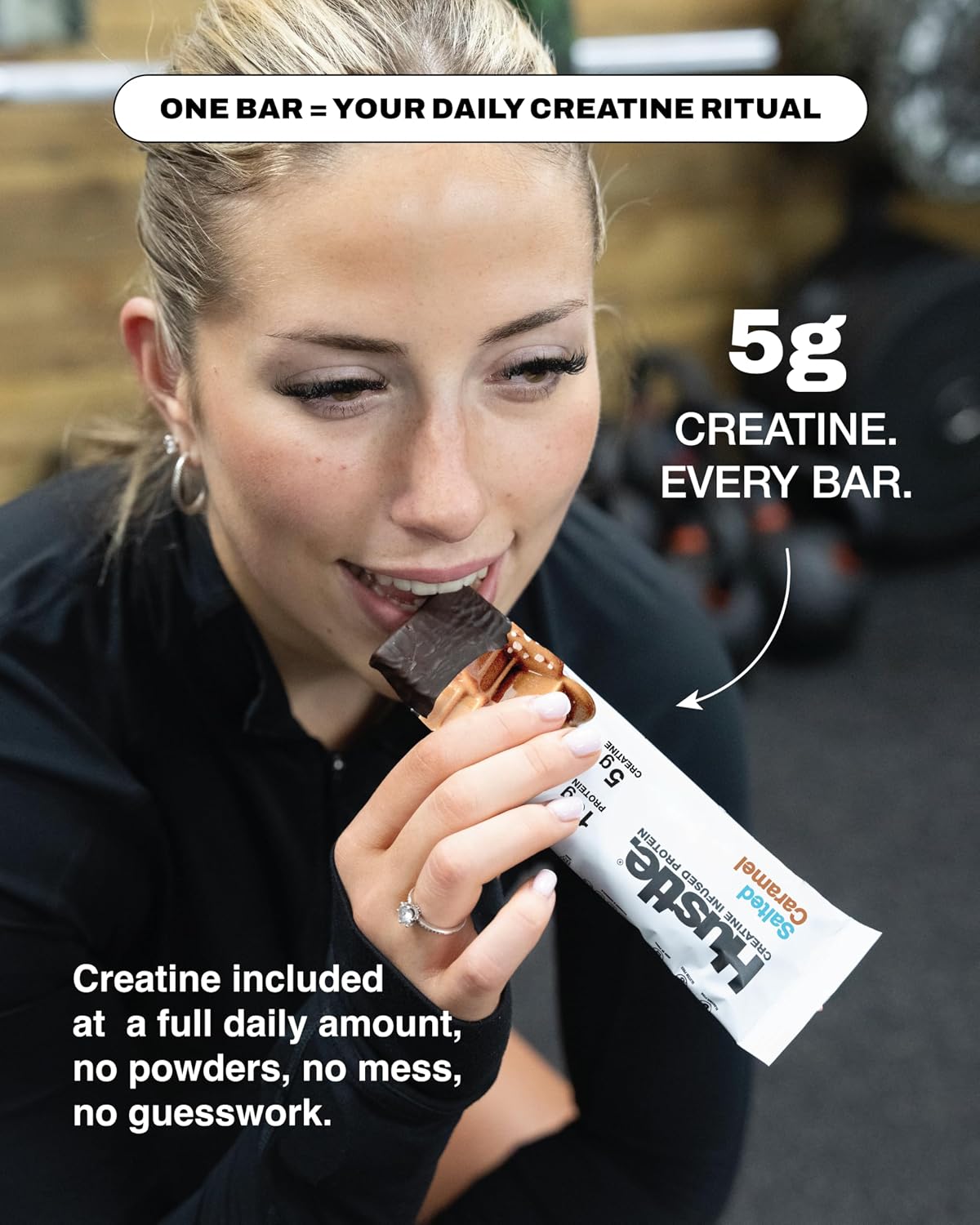 Hustle Creatine Infused Protein Bars 75g - Pack of 12