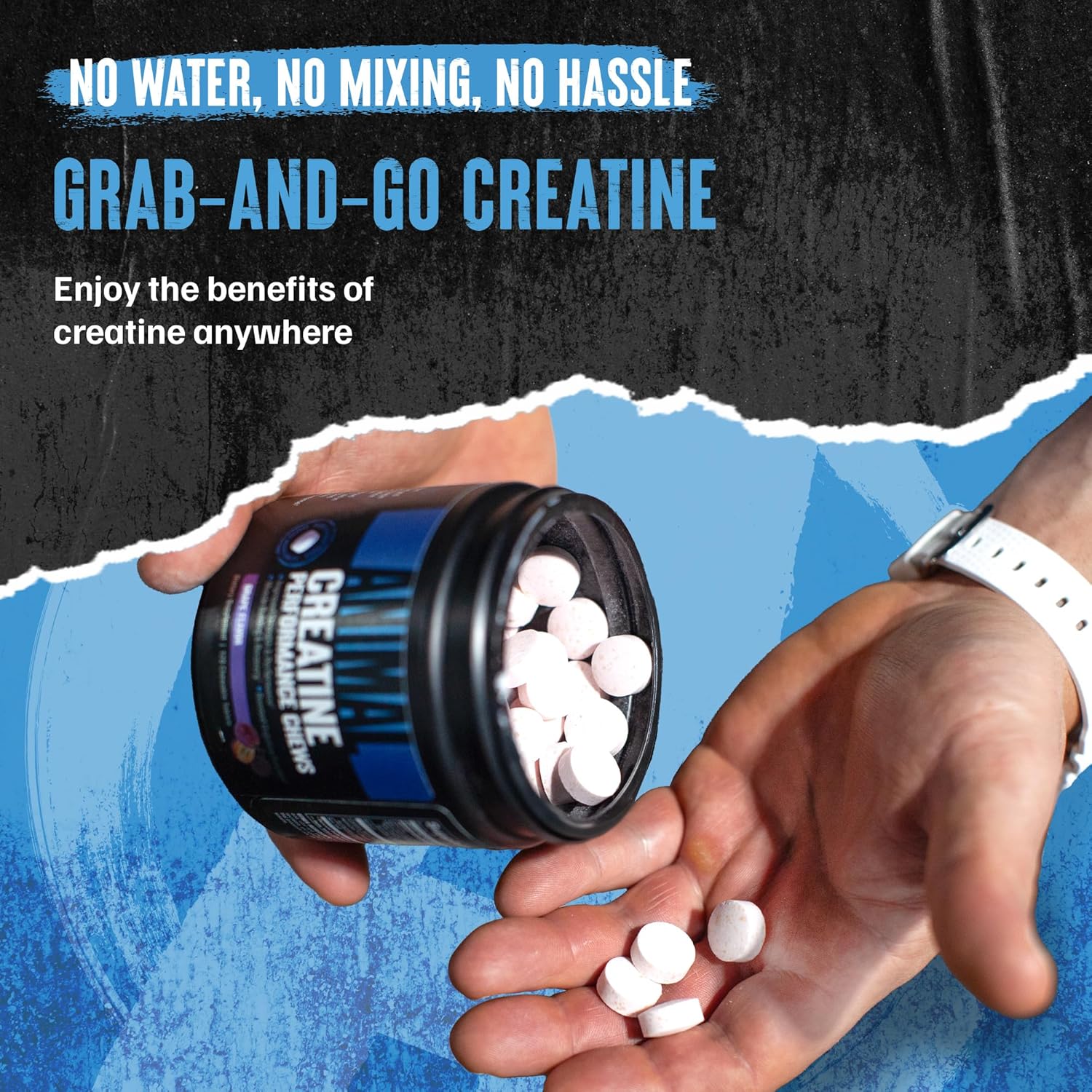 Universal Nutrition Animal Creatine Chews - 120 Chewable Tablets
