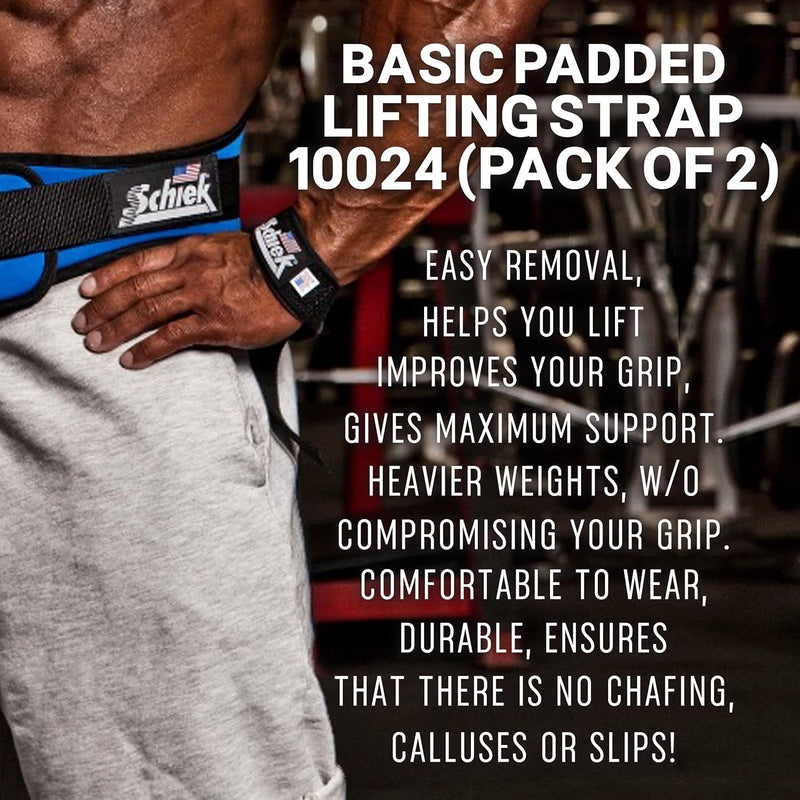 Schiek Model 1000BPS Schiek Basic Padded Lifting Straps