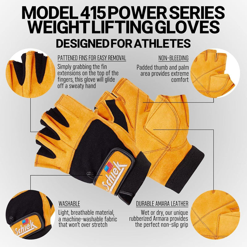 Schiek Model 415 Power Series Lifting Gloves