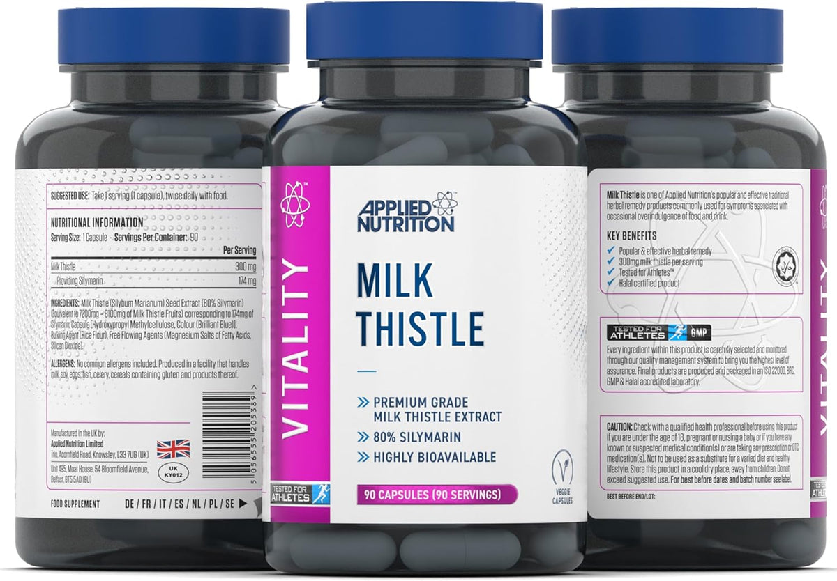 Applied Nutrition Milk Thistle - 90 Capsules