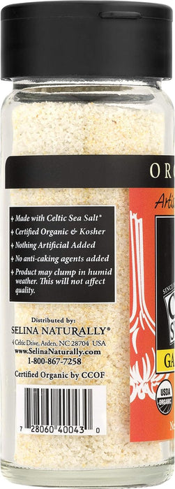 Celtic Sea Salt Organic Garlic Salt 2.4oz 68g