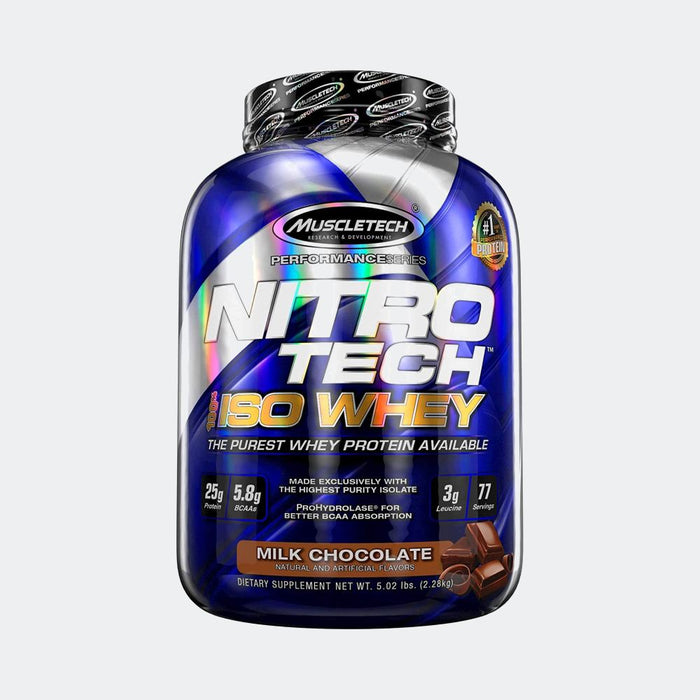 MuscleTech Nitro-Tech Elite 100% Whey Isolate 5lb Protein Powder